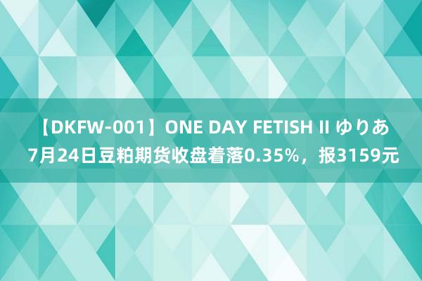 【DKFW-001】ONE DAY FETISH II ゆりあ 7月24日豆粕期货收盘着落0.35%，报3159元