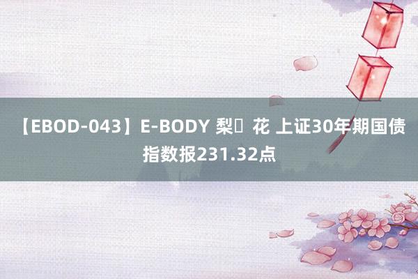 【EBOD-043】E-BODY 梨々花 上证30年期国债指数报231.32点