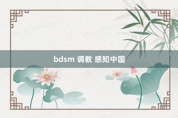 bdsm 调教 感知中国